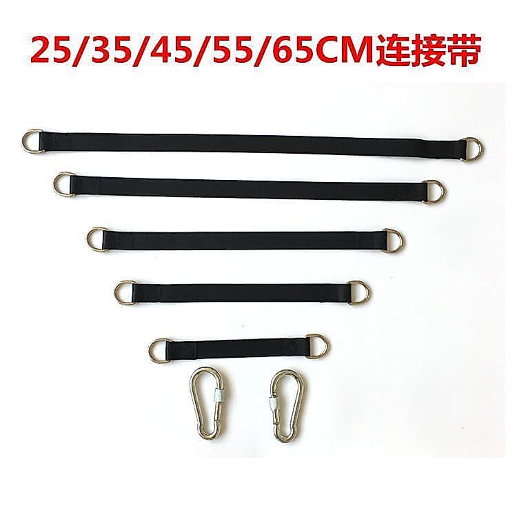 Correia de Nylon grossa, barra Horizontal, alça de extensão, saco de areia, cinto de segurança pendurado, balanço ao ar