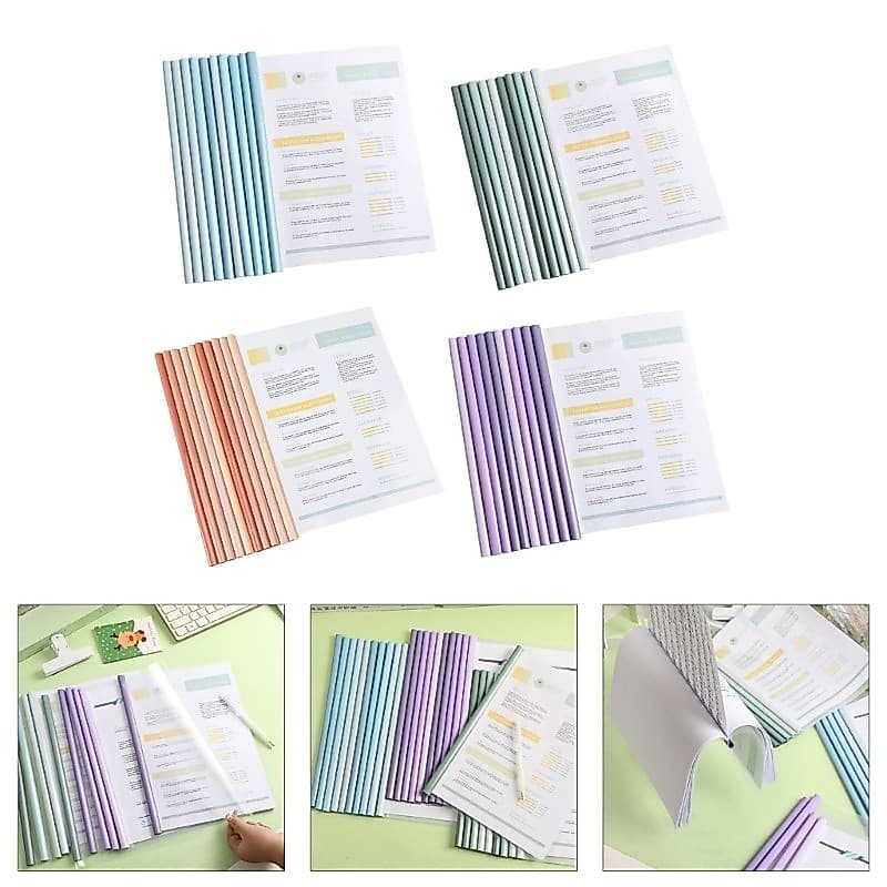 SUIT * 40 Unidades Com Capacidade De 60 Folhas , Pastas Protetoras De Papel Capa Transparente