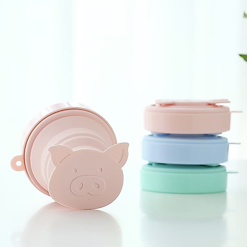 Japão Fasola Silicone dobrável copo de água ao ar livre portátil copo de lavagem de viagem Takeaway copo retrátil dos de