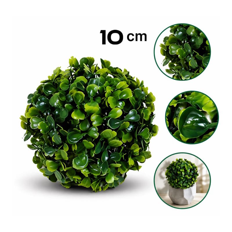 Bola Buchinho Grama Verde Artificial Para Decoração 12cm