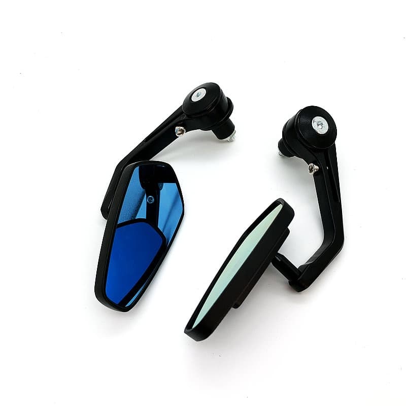 Retro Motocicleta Modificada Guidão Modificado Espelho retrovisor Longjia V Coffee Universal Guidão Espelho retrovisor Baboon Refletor