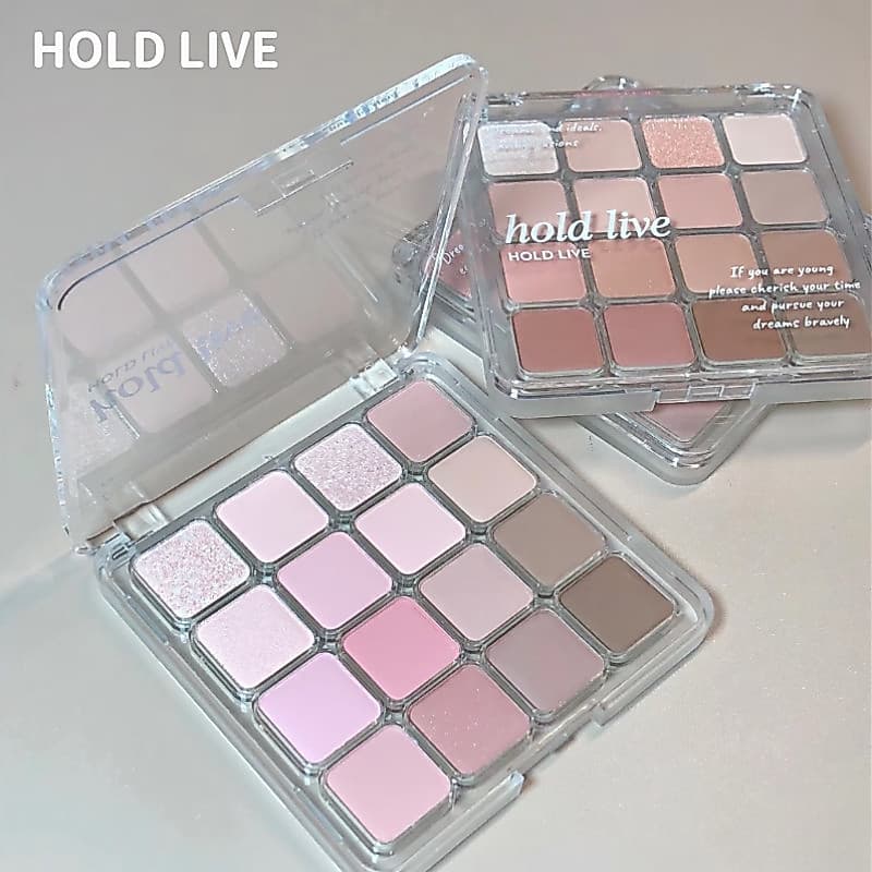 HOLD LIVE Paleta de sombras Paleta De Sombras Quadradas De 16 Cores Com