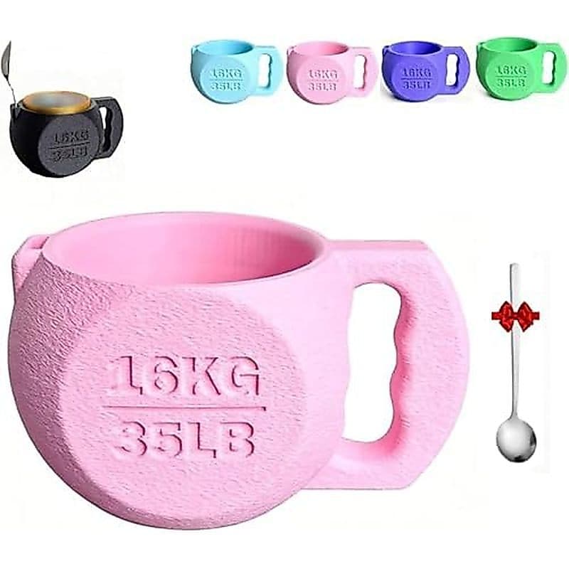 Suporte Para Pint De Sorvete Kettlebell Com Slot Colher , Manga Fitness Impressa Em 3D Pints De 16 Onças , Tema De Acade