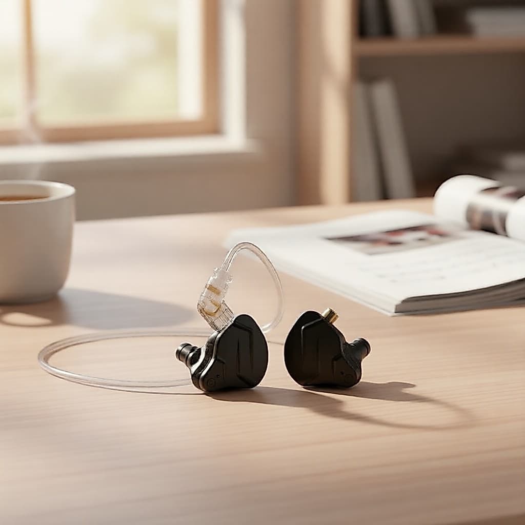 KZ ZSN Pro X Fones de Ouvido Intra-Auriculares HiFi Bass 1BA+1DD, Fones de Ouvido Monitor de Metal com Cancelamento de