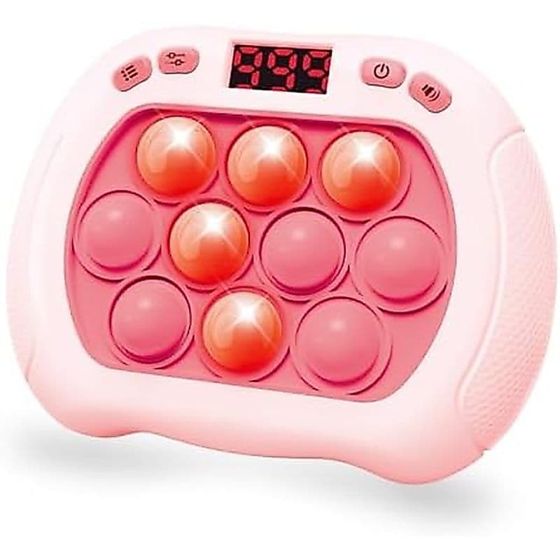 Intoypad Pop Game Light Up Fidget Toy Para Crianças , 6 Modos De Tela LED Quick Push Games Controller Electric Popper Bu