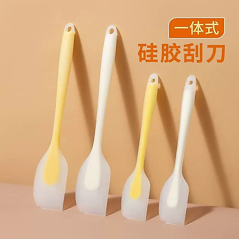 [Novo produto] Espátula de bolo comércio Industrial translúcida resistente a altas temperaturas espátula de Silicone esp