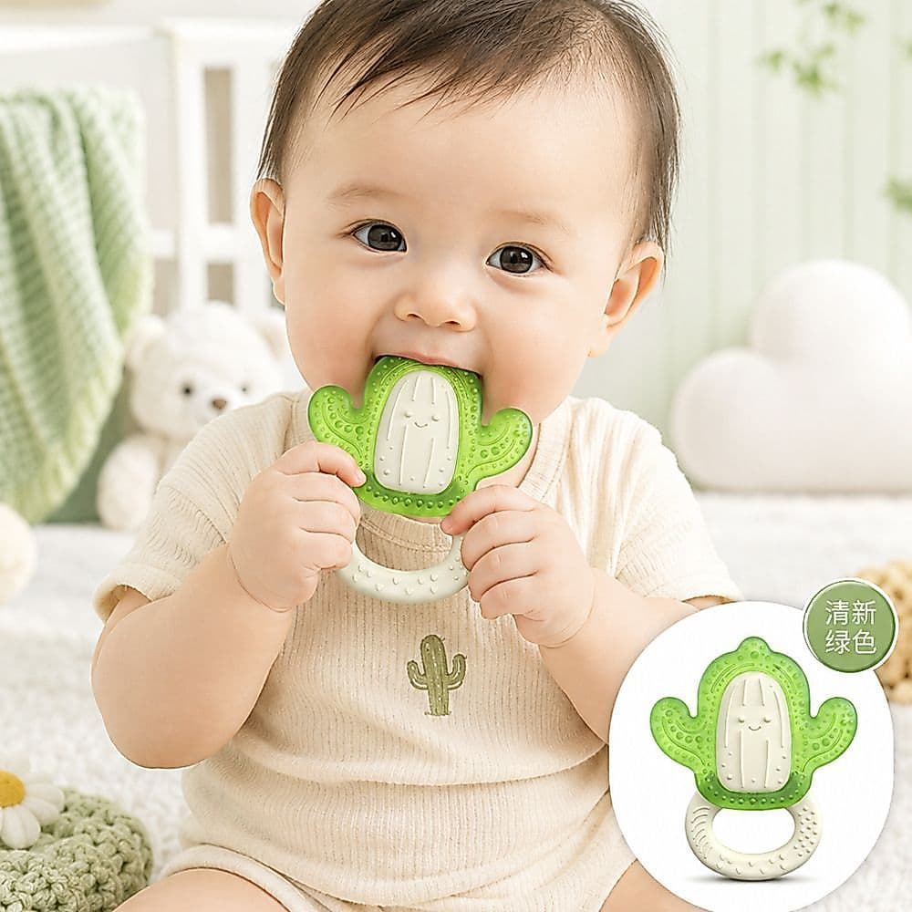 Mordedor injeção de água de Silicone materno infantil grau bebê calmante ferramenta útil mordedor fervível 0-3 anos de i
