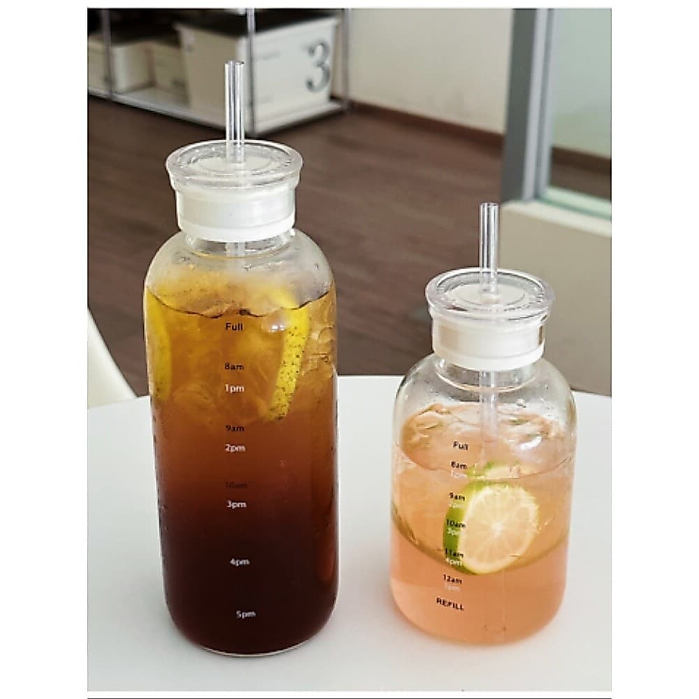 Copo de vidro feminino de alto valor simples copo de fadas portátil grande capacidade influenciador copo de água suco de