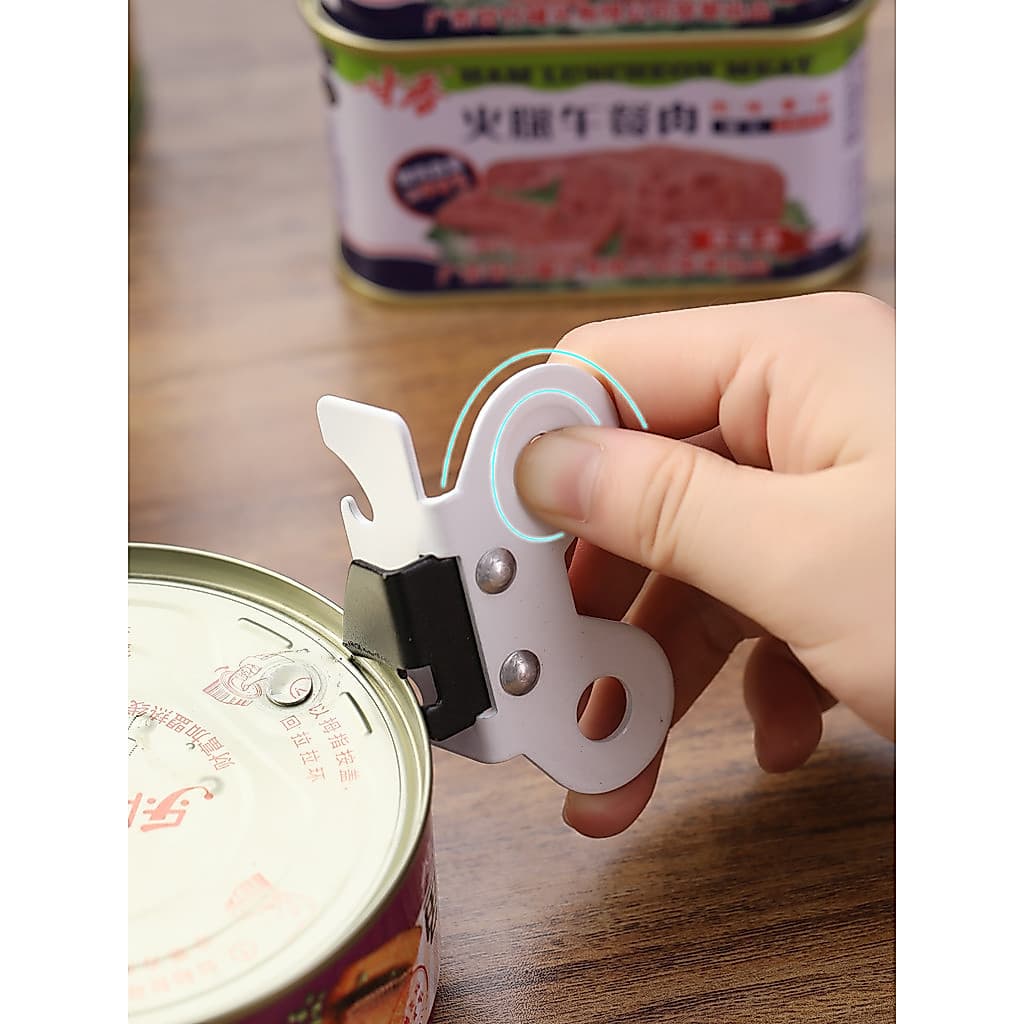 Abridor de latas de borboleta multifuncional, abridor de latas de leite de coco, Mini faca quadrada para garrafa de anim