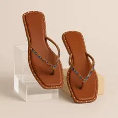 Sandalia Chinelo FIo Dental Feminino Rasteira Moda Luxo Macia Leve Confortável Lançamento