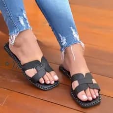 Sandalia Feminina H Rasteirinha Chinelo Sandalia Feminina H Simples Dia a Dia Casual Oferta