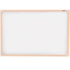 Lousa Branca 120x90cm Moldura Madeira Quadro Branco Escolar Para Anotação Aula