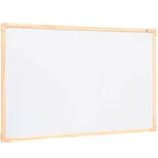 Lousa Quadro Branco 120x90 Madeira Soft Para Anotações e Planejamento