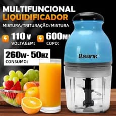 Liquidificador Multifuncional Ilsank - Tritura Carne, Frutas, Alho, Papas e Mais! 260W