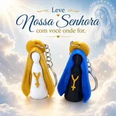 Chaveiro Nossa Senhora Lembrancinha Católica Religiosa Batizado