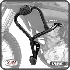 Protetor Carenagem Motor Pedaleira Scam Honda Bros 160 2015