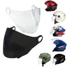 Viseira capacete aberto new liberty 3 preta fume cristal pro tork