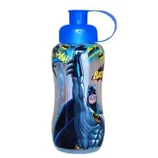 Garrafa Squeeze Batman Krassh Dc Warner Tubo De Gelo 550 Ml Azul