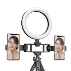 Suporte de celular com ring light para live 3 em 1 fill light k316