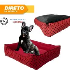 Cama Caminha Pet para Cachorro ou Gato Lavável com Fundo Impermeável + Ossinho