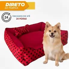 Caminha Pet Spitz Alemão Lulu Rosa Azul Preto Zíper Pet Cama Pequeno Porte