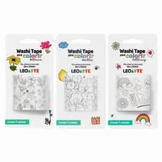 Fita Adesiva Washi Tape Colorir 50mmx5m 1 Und Leo Arte