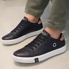Tênis masculino preto casual leve confortavel lançamento