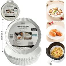 Forma Antiaderente Descartável Para Air Fryer C/ 50 peças