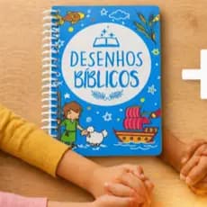 Kit 2 Livros Biblicos Infantil  Atividades Educativas Coordenação Motora Crianças