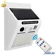 Alarme Sonoro De Segurança YUNHI Lâmpada Solar Indução Sem Fio Infravermelho Com Detector De Movimento