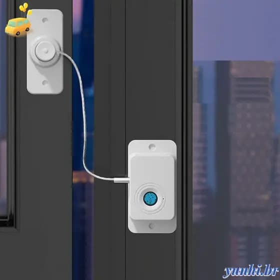 Fechadura De Gabinete Com Impressão Digital YUNHI , Trava Adesiva Multifuncional Sem Perfuração Para Bebês , Acesso À