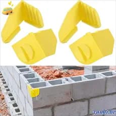 YUNHI 2 Peças De Suportes De Canto , Âncora De Linha De Construtores Reutilizáveis De Plástico , Ferramenta Resistente E