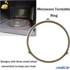 Suporte De Rolo Para Forno De Micro-Ondas YUNHI , Giratório Circular De 17.8 Cm/18.9/22 , Universal