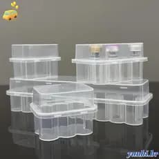 Peptídeo YUNHI 1Pc , Caixa De Armazenamento De Empilhável Transparente , Frasco De Capacidade De 3ml
