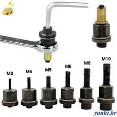 YUNHI 1 Peça Ferramenta Rebitador Manual , Para Porca De Rebite , Tocha , Mandril , Adaptador De Rebitagem Elétrica