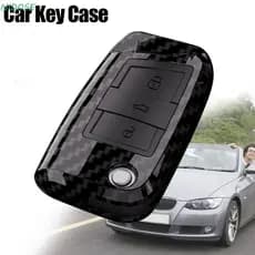 Capa Para Chave Remota De Carro NIDOSE , De Fibra De Carbono , VW Volkswagen/Golf 7/MK7/Tiguan/MK2/Skoda/Octavia
