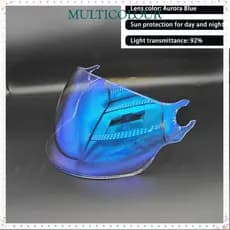 Lente De Capacete De Substituição Multicolor , Peças À Prova De Vento Viseira LS2 , Resistente A Arranhões