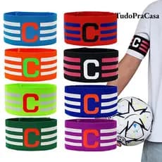 Braçadeira De Futebol TOPTOOL , Capitão Ajustável , Distintivo C De Grupo De Equipe De Casal