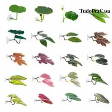 Folha De Descanso De Peixe Betta TOPTOOL , Ventosa/Revestimento/Espova Planta Ornamental Desova De Peixes