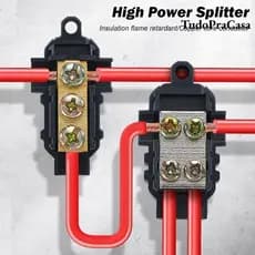 Divisor De Alta Potência TOPTOOL , Bloco Terminal Rápido De Latão Condutor , Blocos Terminais Pretos