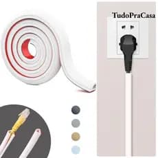 Capa De Fio TOPTOOL , Ocultador De Cabo De Parede Autoadesivo De 1 M , Protetor PVC Flexível Para Corrida , Escritório D