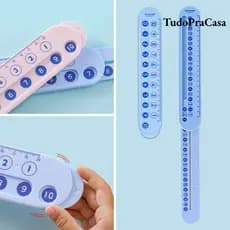 Régua De Decomposição Matemática TOPTOOL , Portátil Dentro De 20 Réguas De Subtração , Adição Rosa/Azul