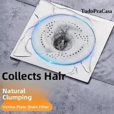 Coletor De Cabelo TOPTOOL , Tampa De Drenagem Rotativa À Prova De Insetos , Filtro Antientupimento Com Design De Malha