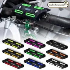 SUNSHINY Capa Protetora , Escudo Térmico Do Tubo De Escape Da Isolação Térmica ABS , Motorcross Motocicleta Para Benda 3