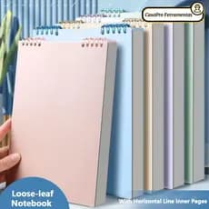 SUNSHINY 60 Folhas/Livro Caderno De Soltas , Bloco De Notas Removível Flip Up , De Diário Colorido A5