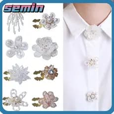 Decoração De Abotoaduras De Flores SEMIN , Capa De Botão De Liga De Camisa , Botões De Costura De Acessórios DIY