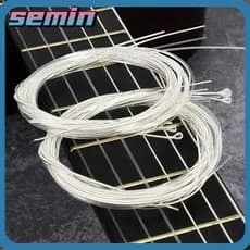 Conjunto De Cordas De Nylon Para Guitarra SEMIN 6 Peças , Transparentes Universais , Acústicas Clássicas