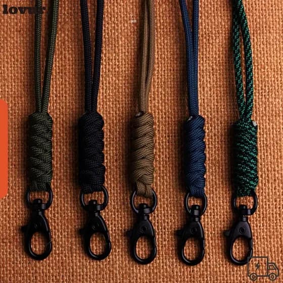 Chaveiro LOVUR Paracord Cabo De Pára-Quedas De Alta Resistência