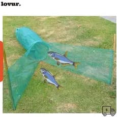 Armadilha De Pesca LOVUR , Gaiola Com Corrente De Ferro Design Dobrável , Flutuador De Espuma , Peixe Peixinho De 4 Tama