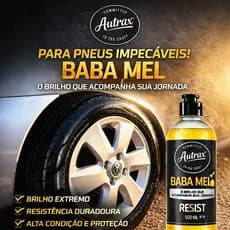Pretinho para Pneu Concentrado Brilho Molhado Baba de Camelo Brilha Pneu Pretinho